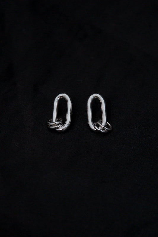 'S' Node Earrings