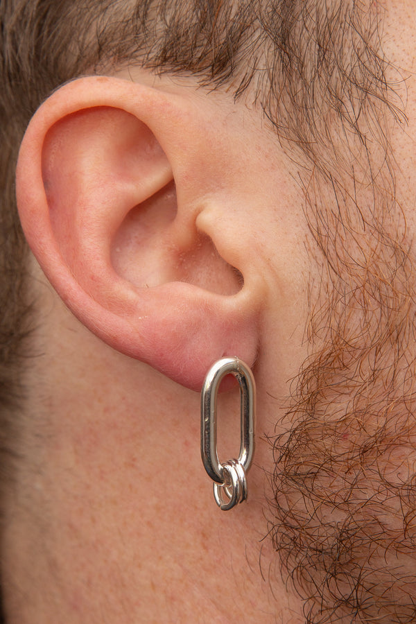 'S' Node Earrings