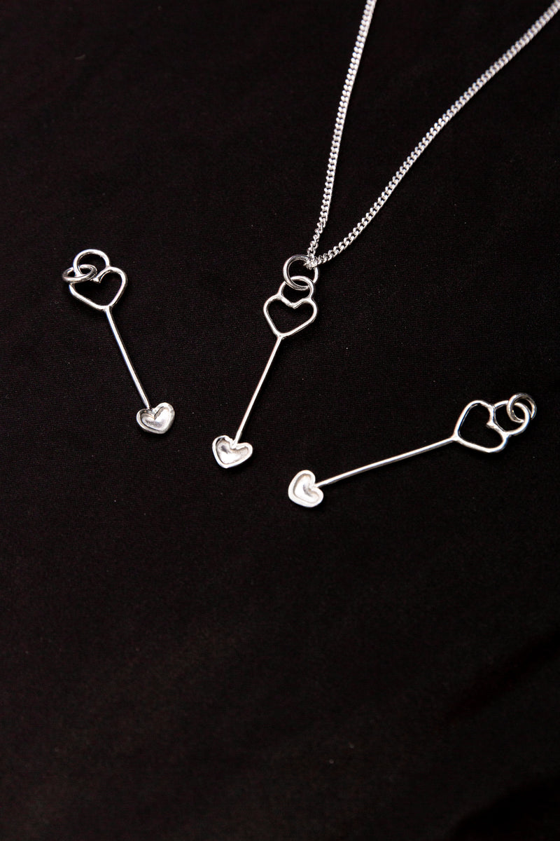 K(ey) Hole Necklace [HEART]