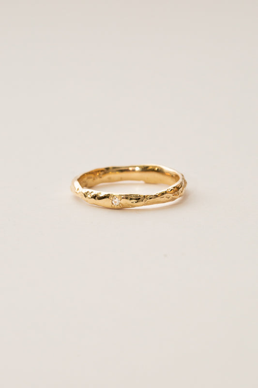 Gold Sandcast Ring (3)